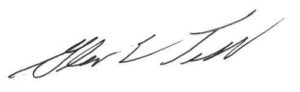 Glen Tellock signature